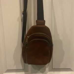 Patricia Nash Brown Leather Mini Bag